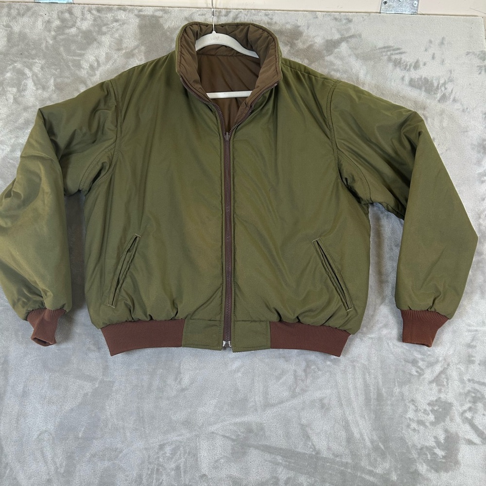 Vintage Remington reversible bomber dark green jacket - Picture 8 of 12